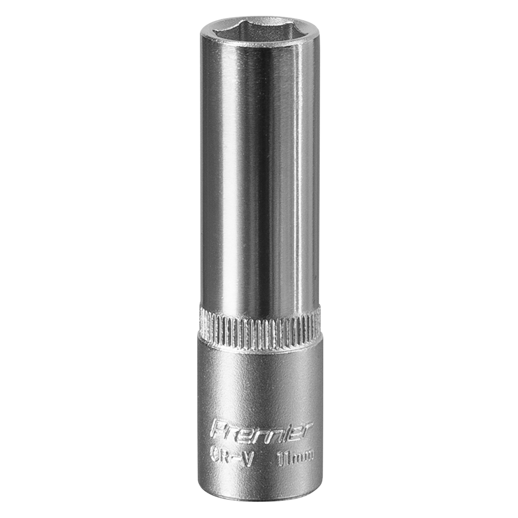 Premier Deep Socket 3/8"Sq Drive 11mm