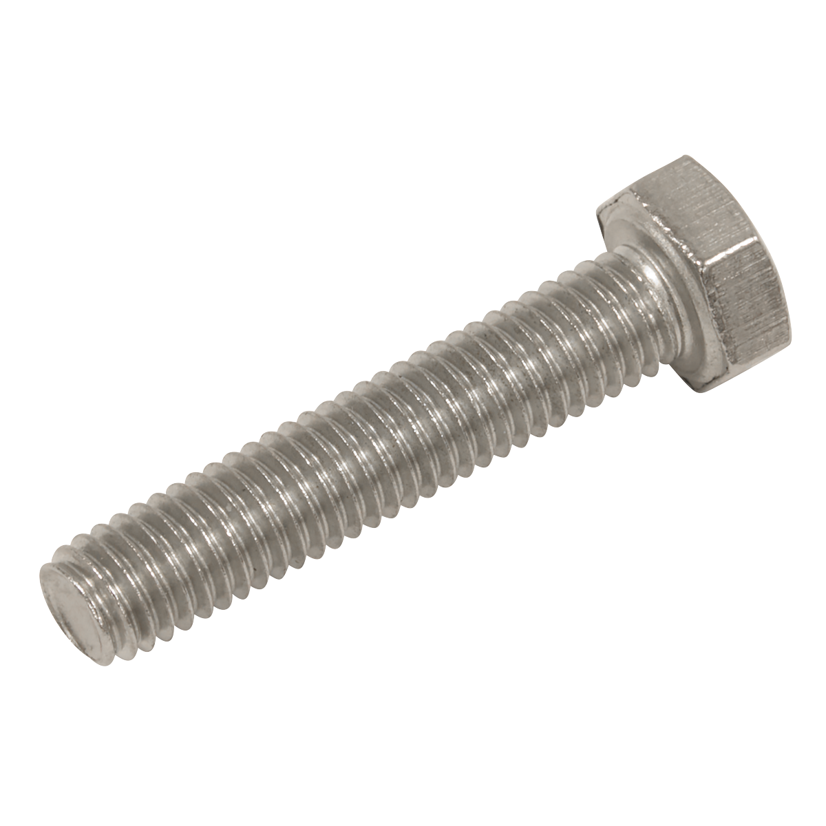 Stainless Steel Hex Head Set Screw DIN 933 - M5 X 25 A2 - Pack of 50