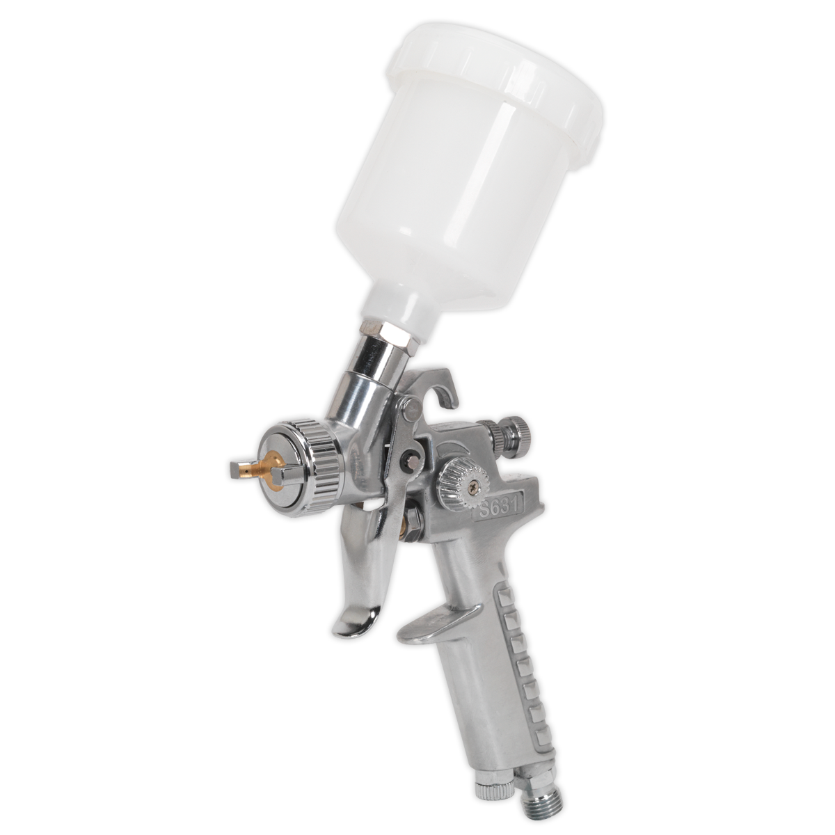 Siegen General-Purpose Gravity Feed Touch-Up Spray Gun 1mm Set-Up