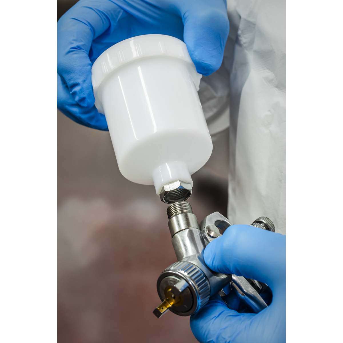 Siegen General-Purpose Gravity Feed Touch-Up Spray Gun 1mm S