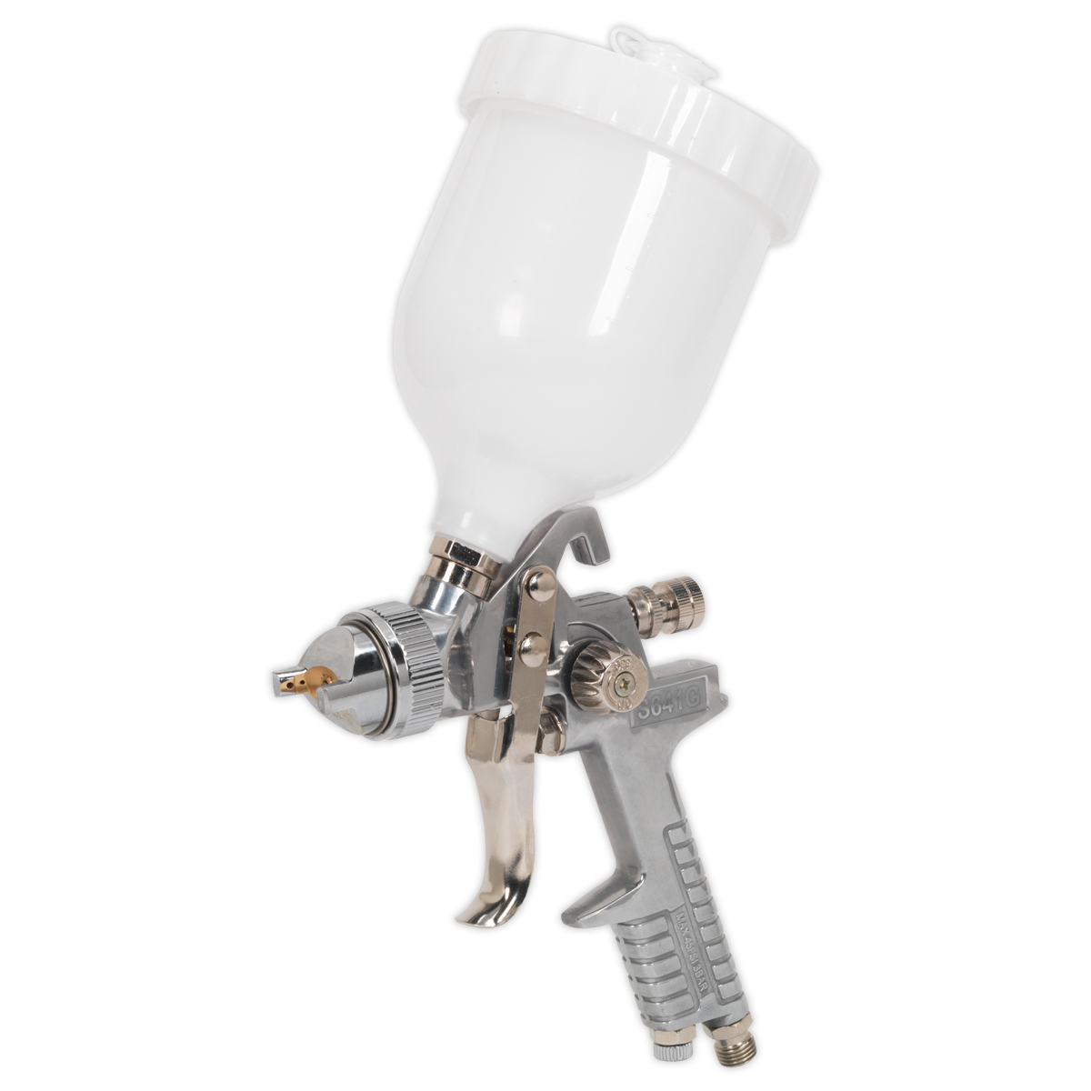 Siegen General-Purpose Gravity Feed Spray Gun 1.4mm Set-Up