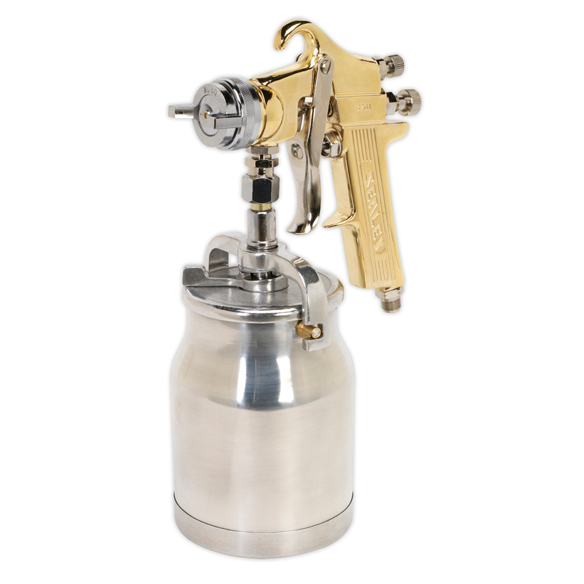 Workshop Gold Series Suction Feed Spray Gun 1.8mm Set-Up