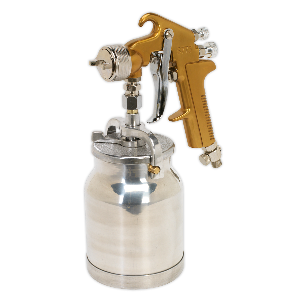 Siegen Suction Feed Spray Gun 1.7mm Set-Up