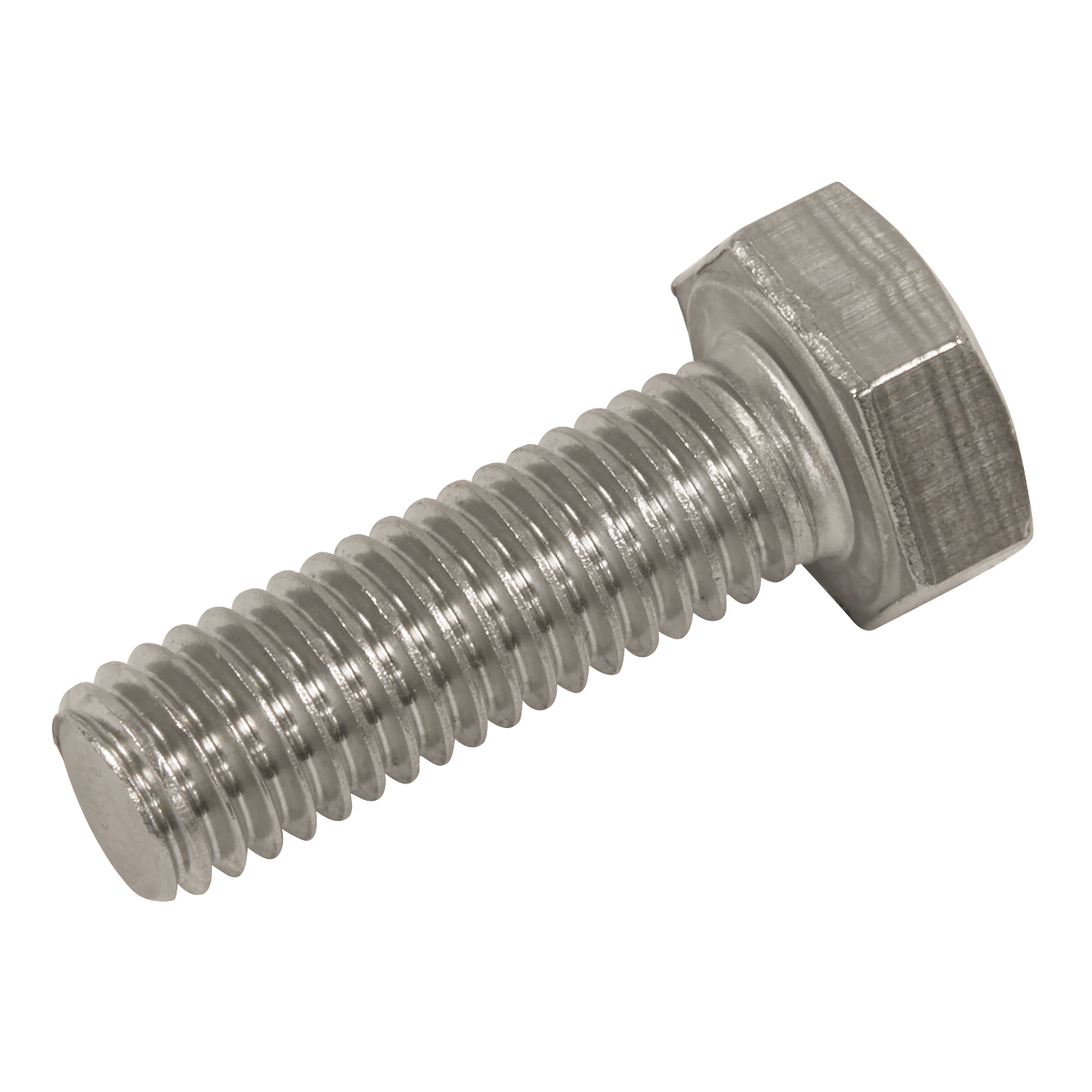 Stainless Steel Hex Head Set Screw DIN 933 - M8 X 25 A2 - Pack of 50