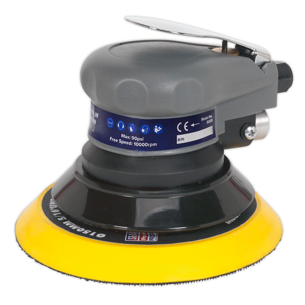 Air Palm Orbital Sander 150mm