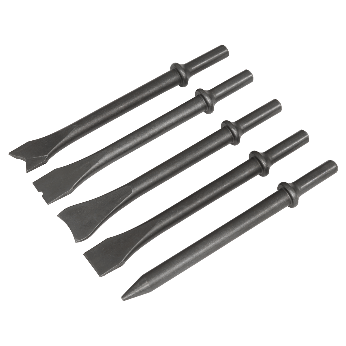 Air Hammer Chisel Set 170mm 5pc