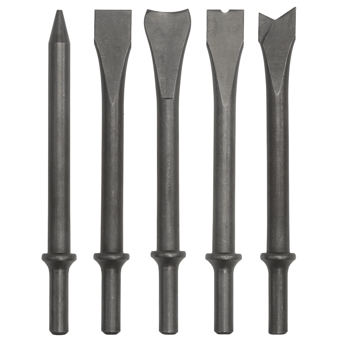 Air Hammer Chisel Set 170mm 5pc