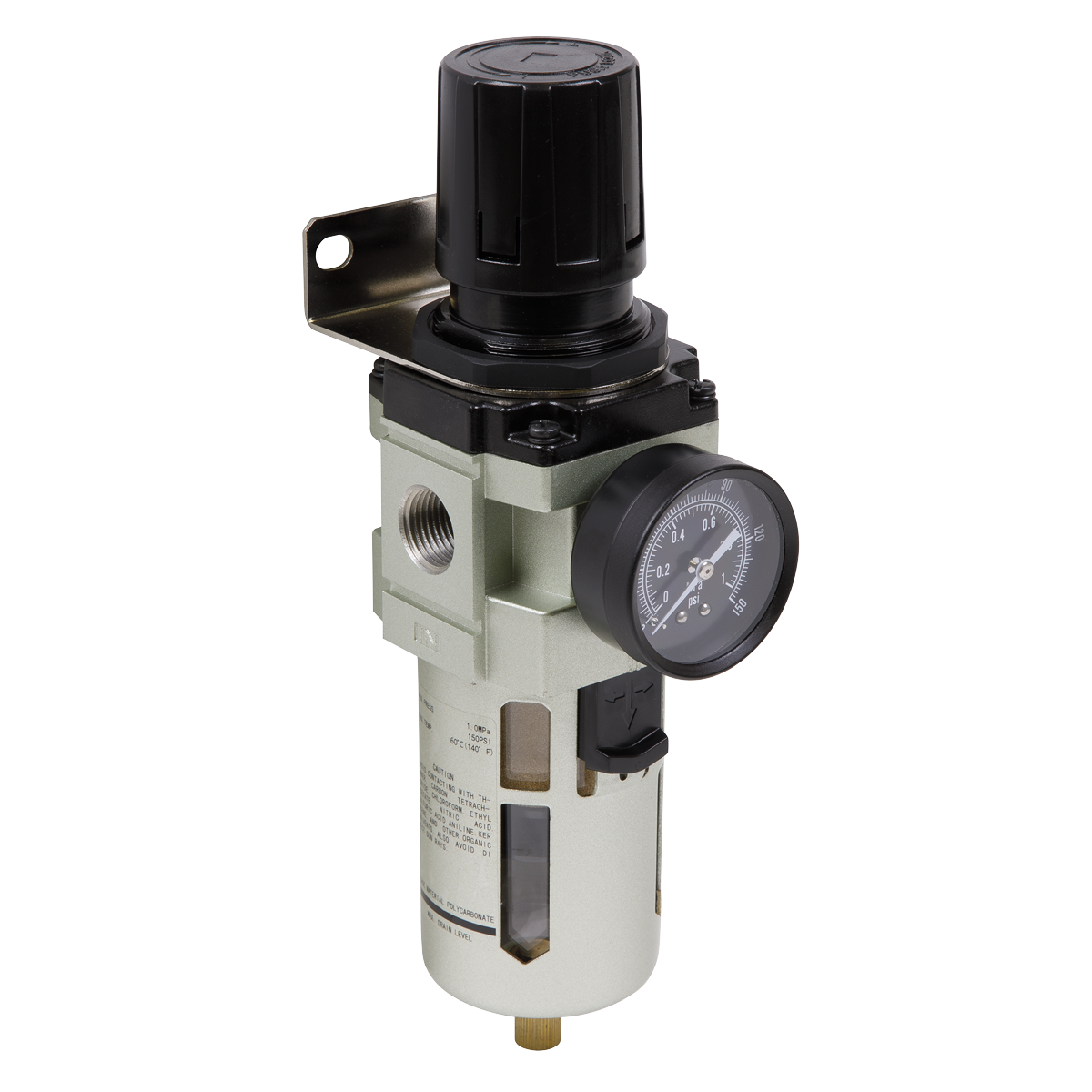 Air Filter/Regulator Max. Airflow 140cfm