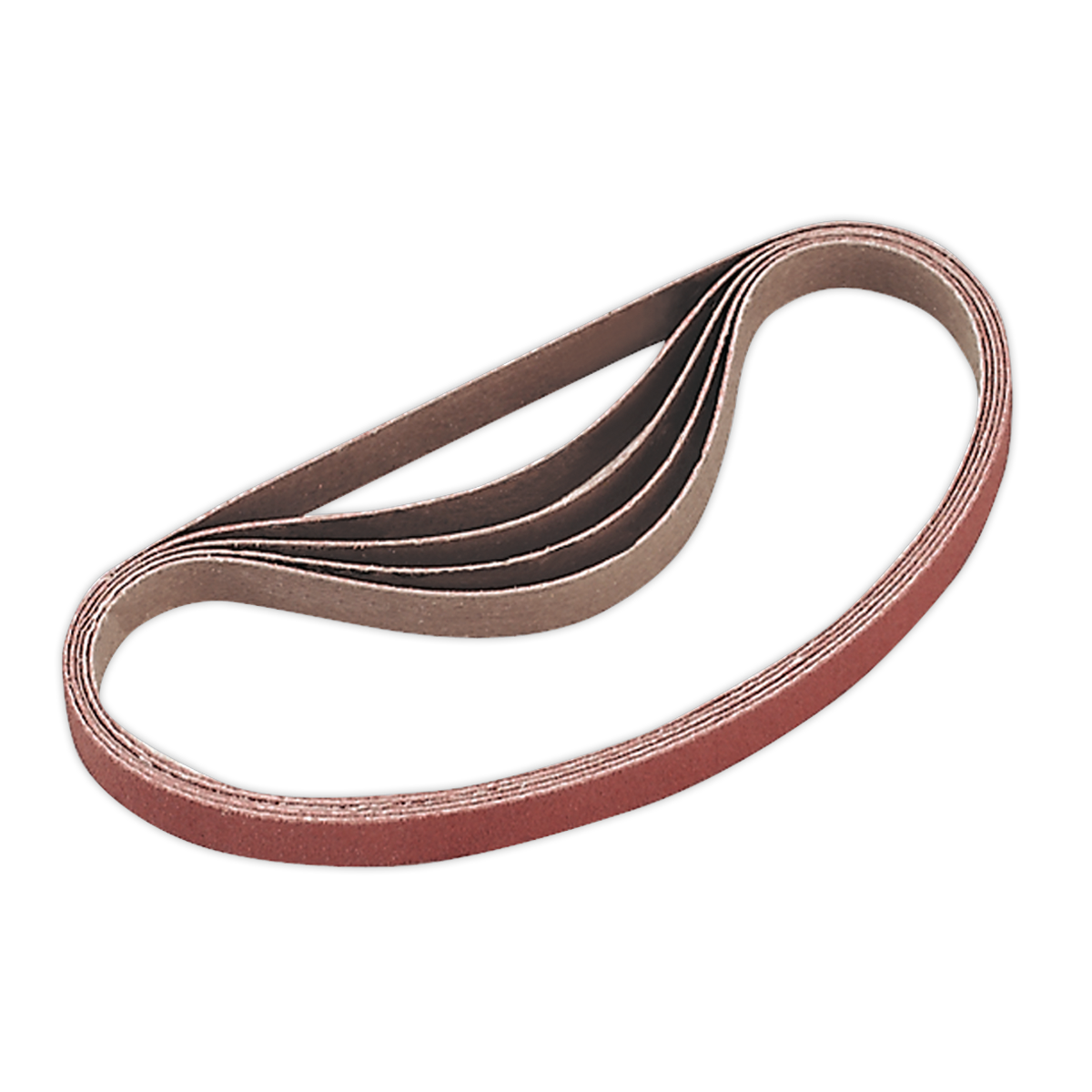 10 x 330mm Sanding Belt 120Grit - Pack of 5
