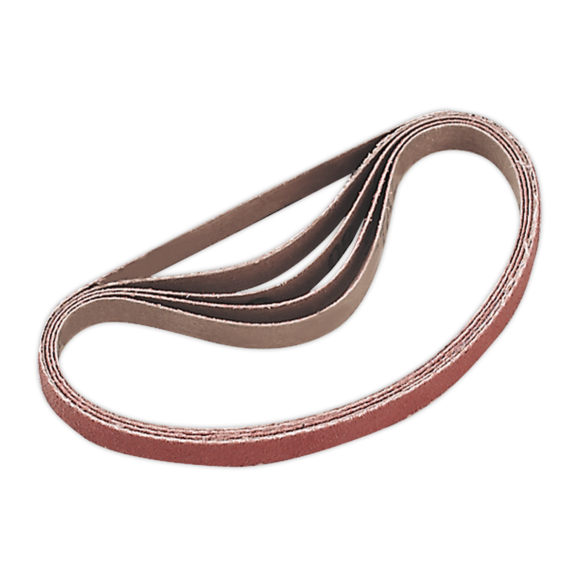 10 x 330mm Sanding Belt 80Grit - Pack of 5
