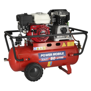 50L Belt Drive Air Compressor with Petrol Engine 5.5hp