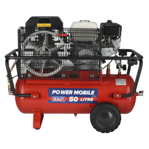 50L Belt Drive Air Compressor with Petrol Engine 5.5hp