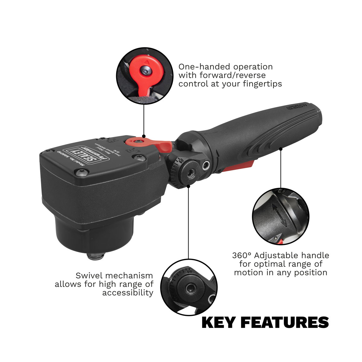 Premier Twin Hammer Super Stubby Air Impact Wrench 1/2"Sq Dr