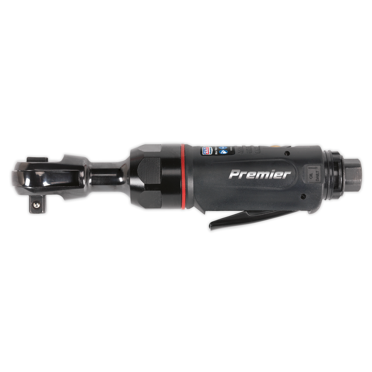 Premier Compact Air Ratchet Wrench 3/8"Sq Drive