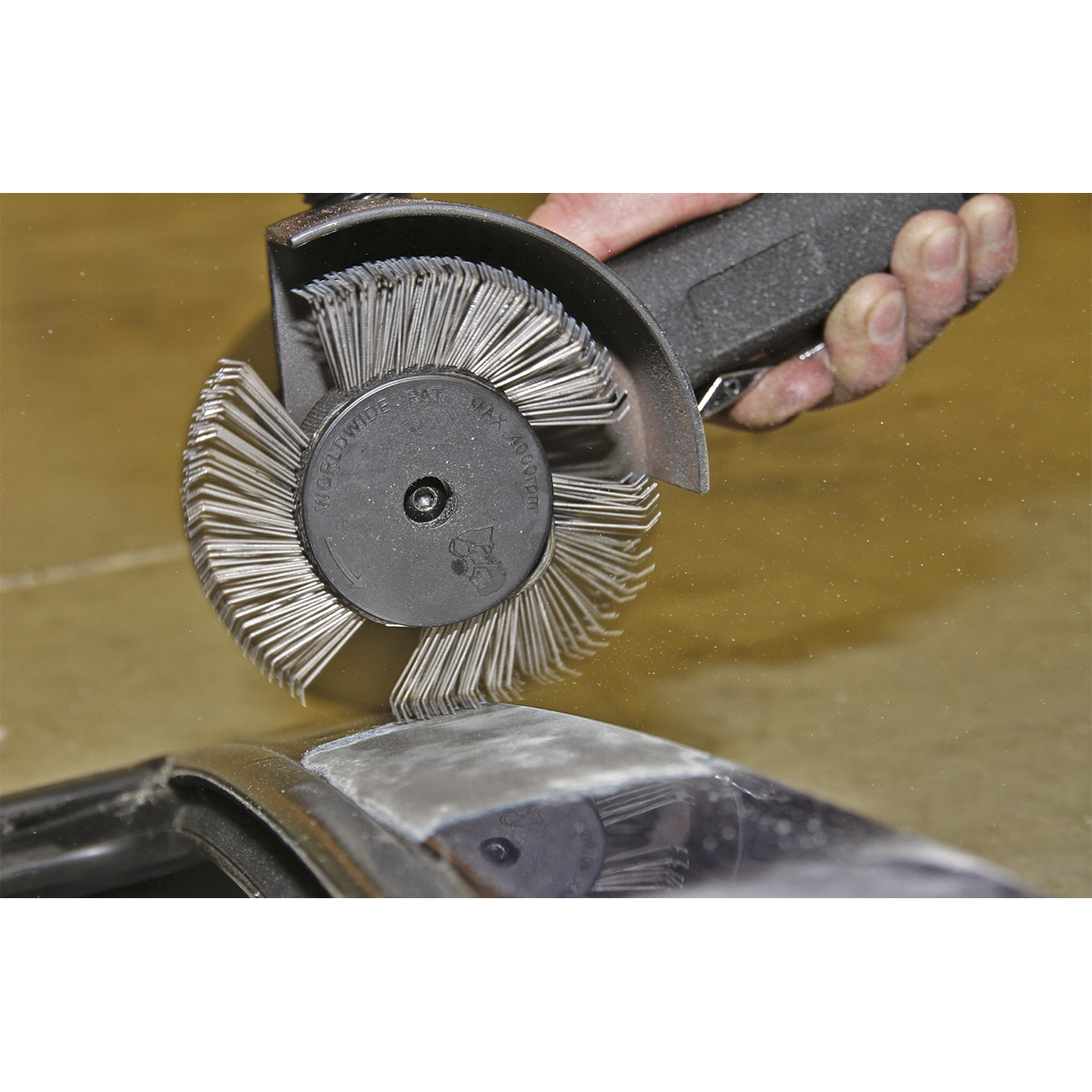 Angled Wire Wheel 100mm
