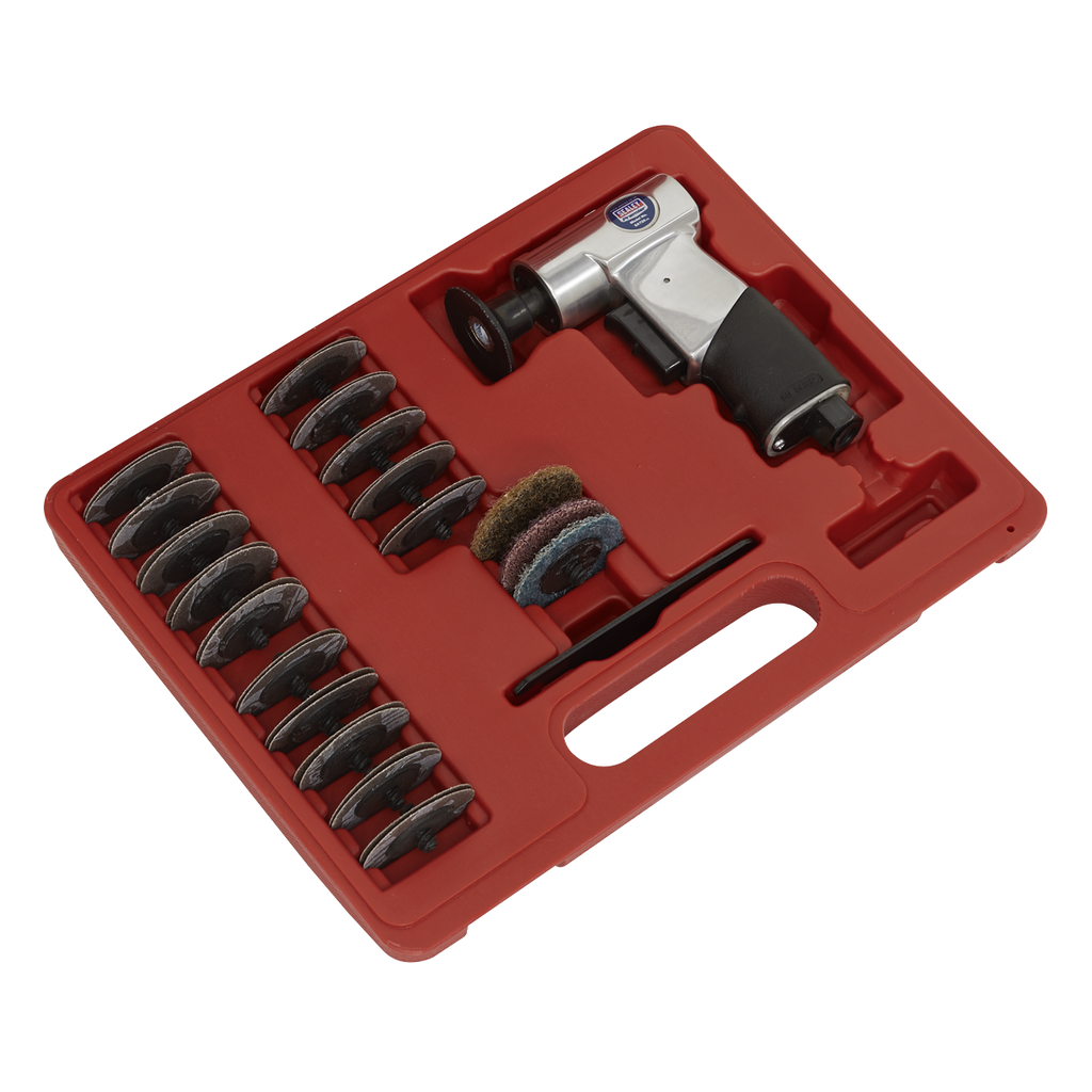 Premier Air Mini Sander Kit 50mm 35pc