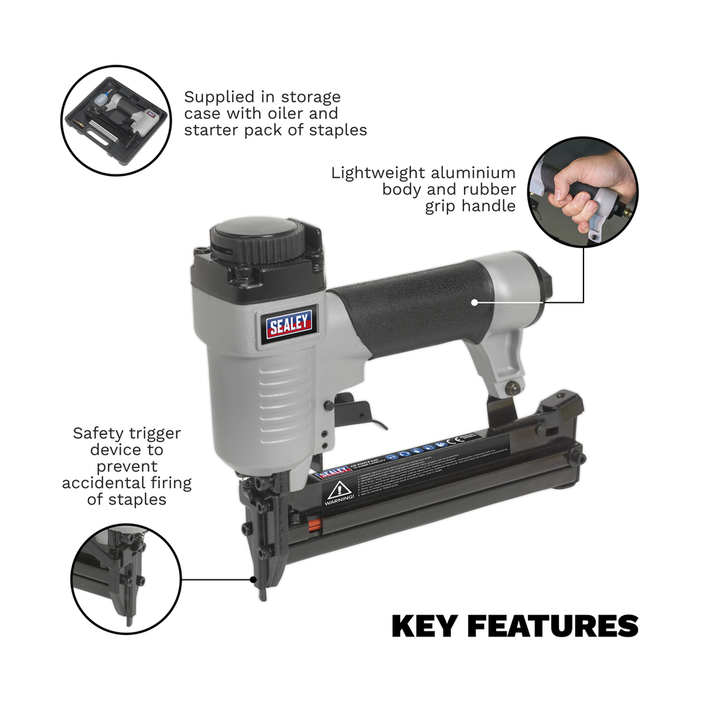 Air Staple Gun 13-32mm Capacity