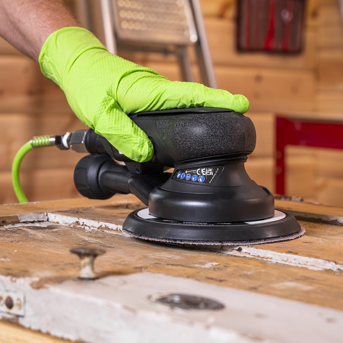 Air Palm Orbital Sander Ø150mm Dust-Free
