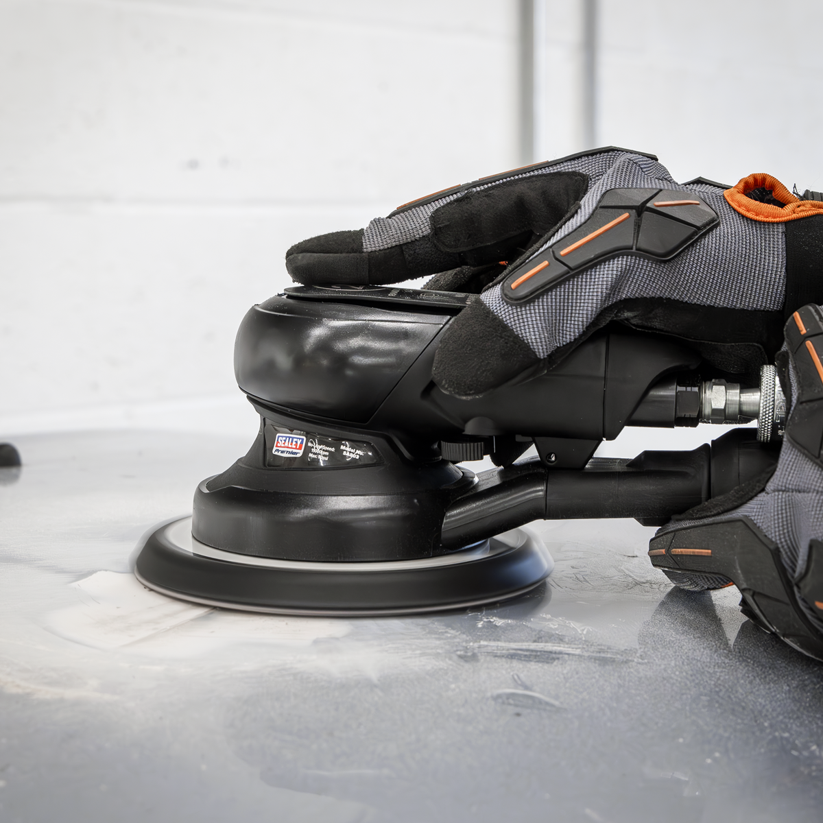 Air Palm Orbital Sander Ø150mm Dust-Free