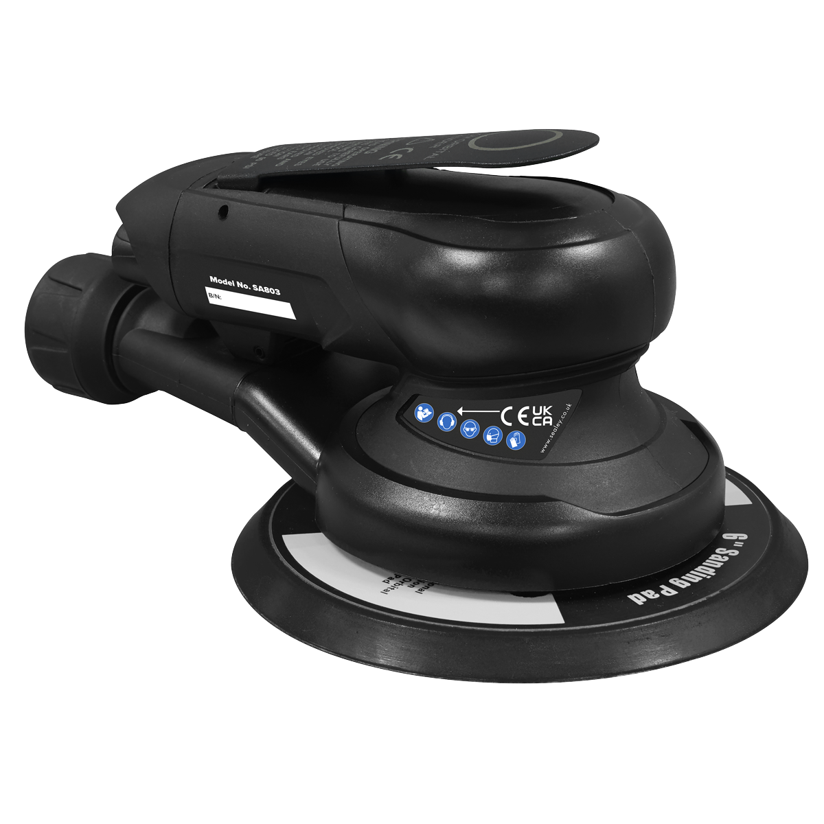 Air Palm Orbital Sander Ø150mm Dust-Free