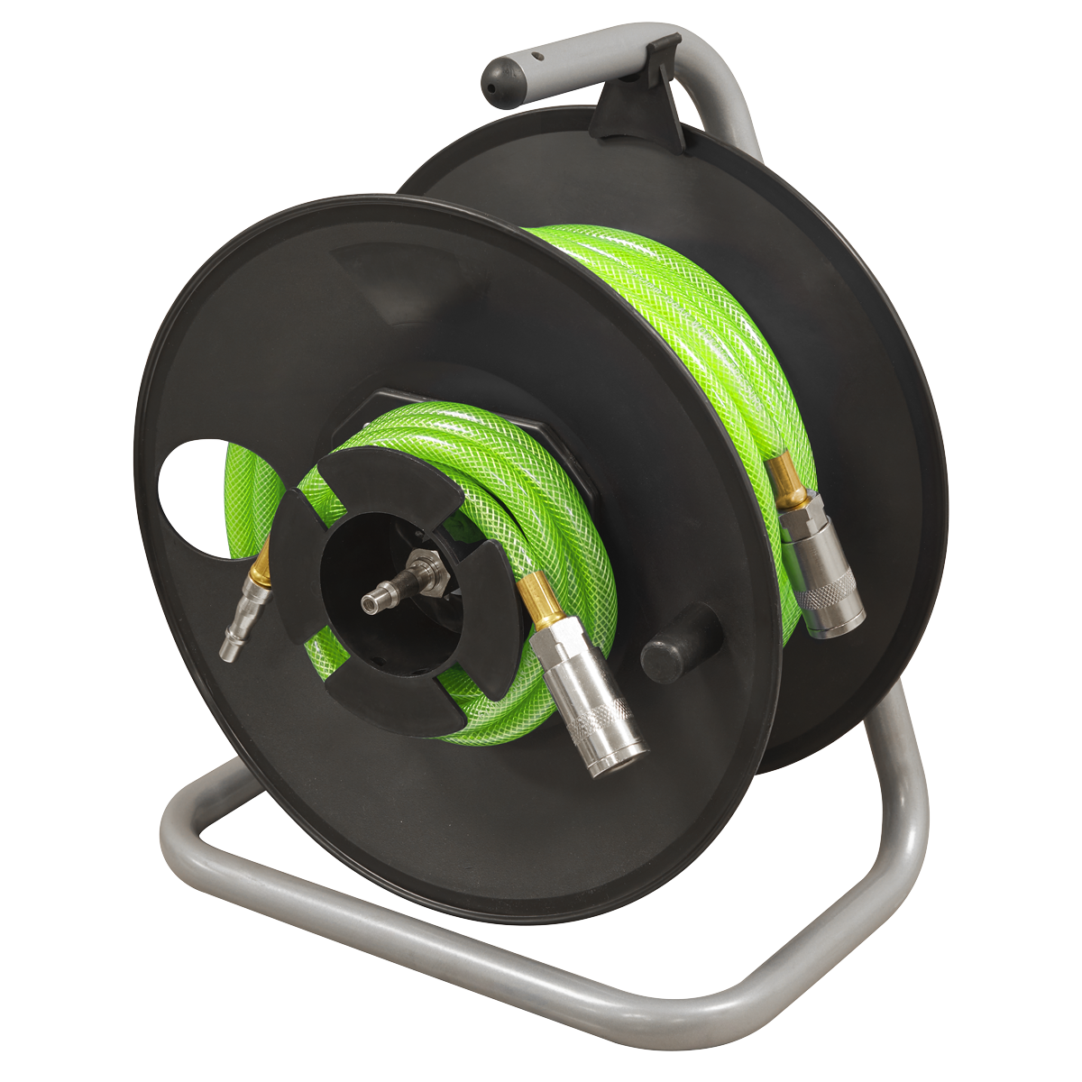 20m Portable Manual Air Hose Reel 6mm ID