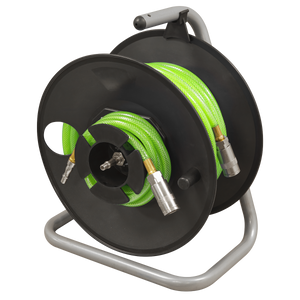 20m Portable Manual Air Hose Reel 6mm ID