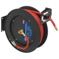 15m Retractable Rubber Air Hose with Steel Reel 10mm ID