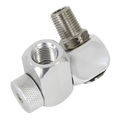 Z-Swivel Air Hose Connector with Regulator 1/4"BSP