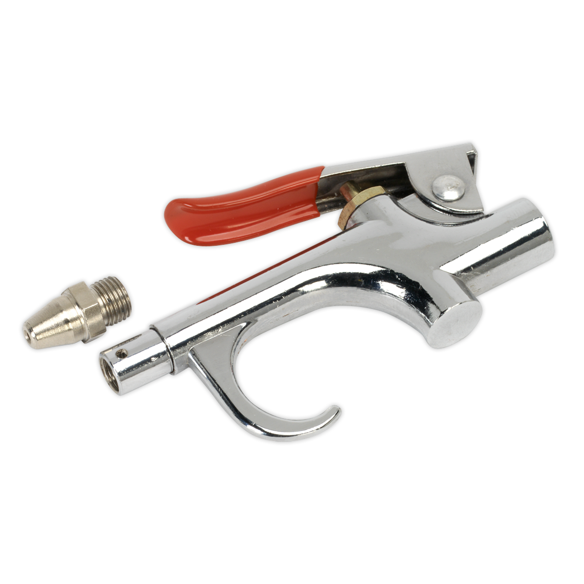 Palm Type Air Blow Gun with 1/4"BSP Air Inlet & Safety Nozzle