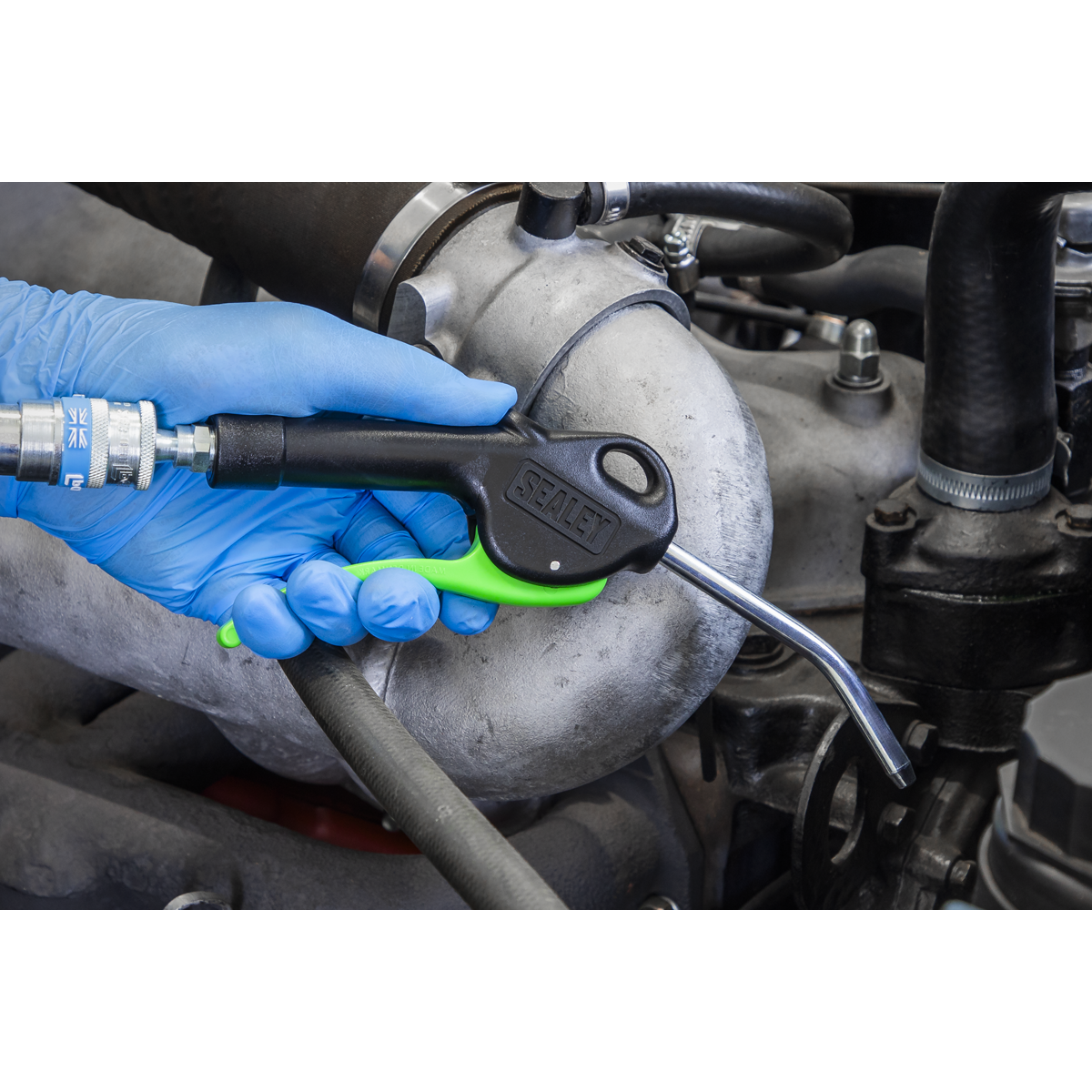 Premier Air Blow Gun with Angled Lance 100mm & 1/4"BSP Air I