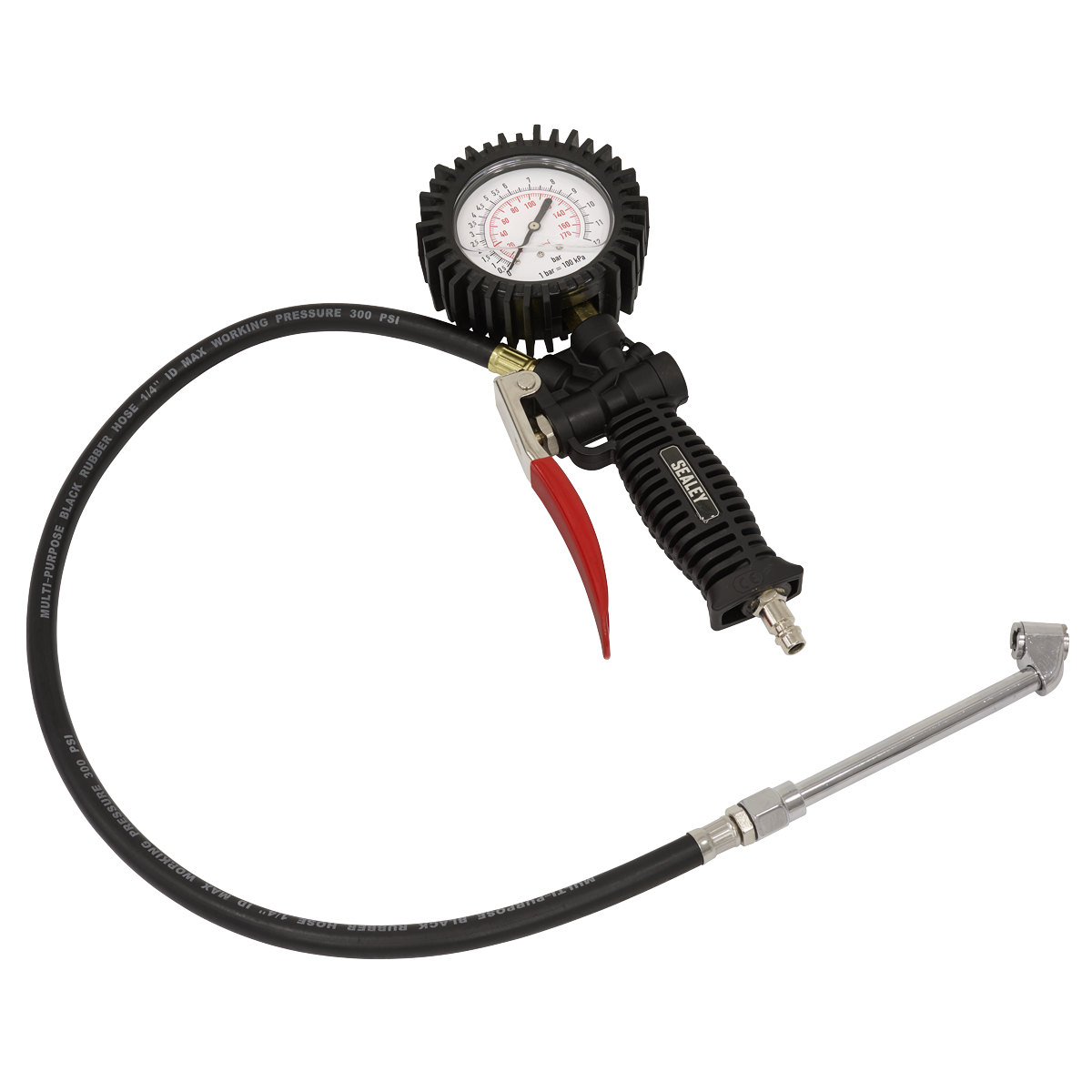 Tyre Inflator with Push-On Connector