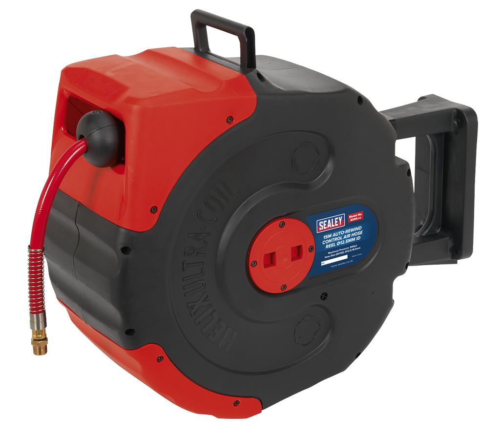 15m Auto-Rewind Control Air Hose Reel 12.5mm ID