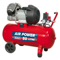 50L V-Twin Direct Drive Air Compressor 3hp