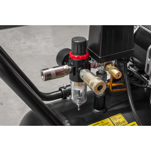 100L Low Noise Direct Drive Oil Free Air Compressor, 2 x 2hp