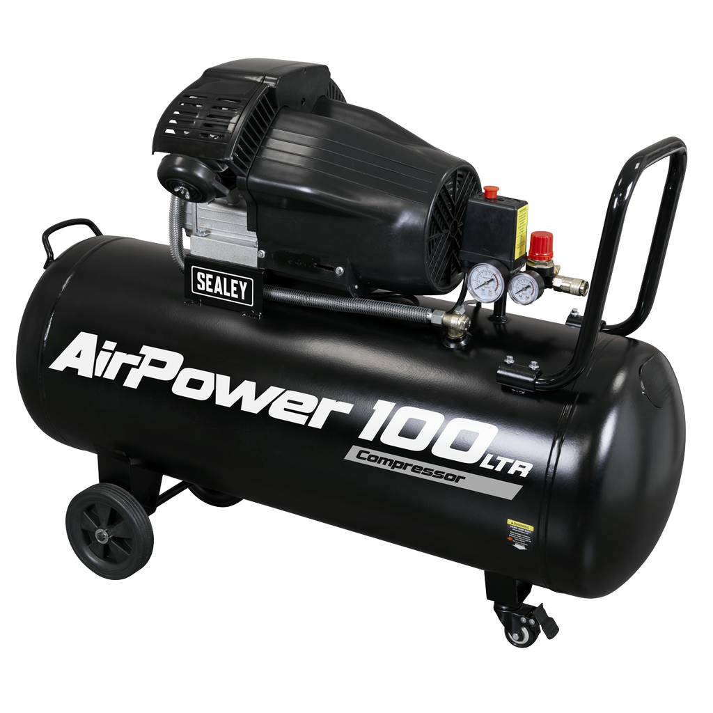 100L V-Twin Direct Drive Air Compressor 3hp