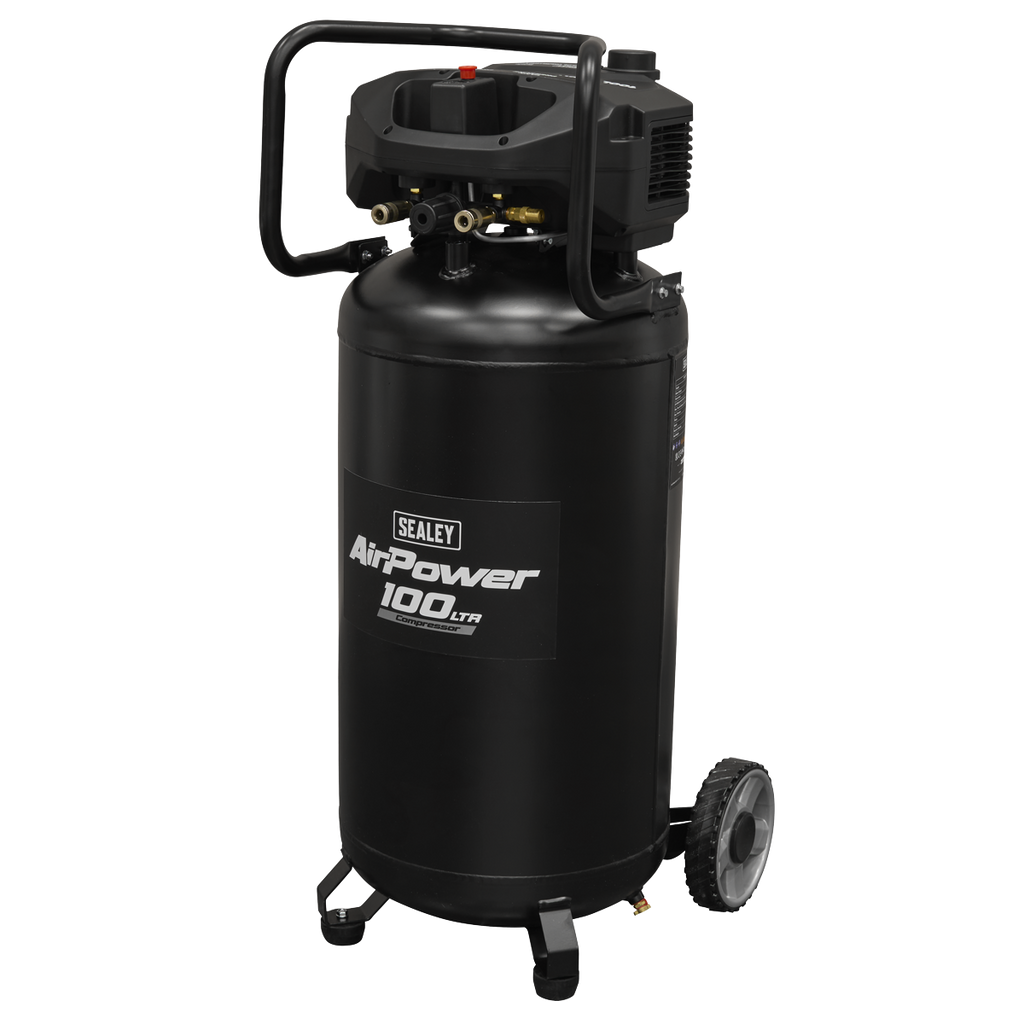 100L Oil Free Belt Drive Vertical Compressor 2.5hp
