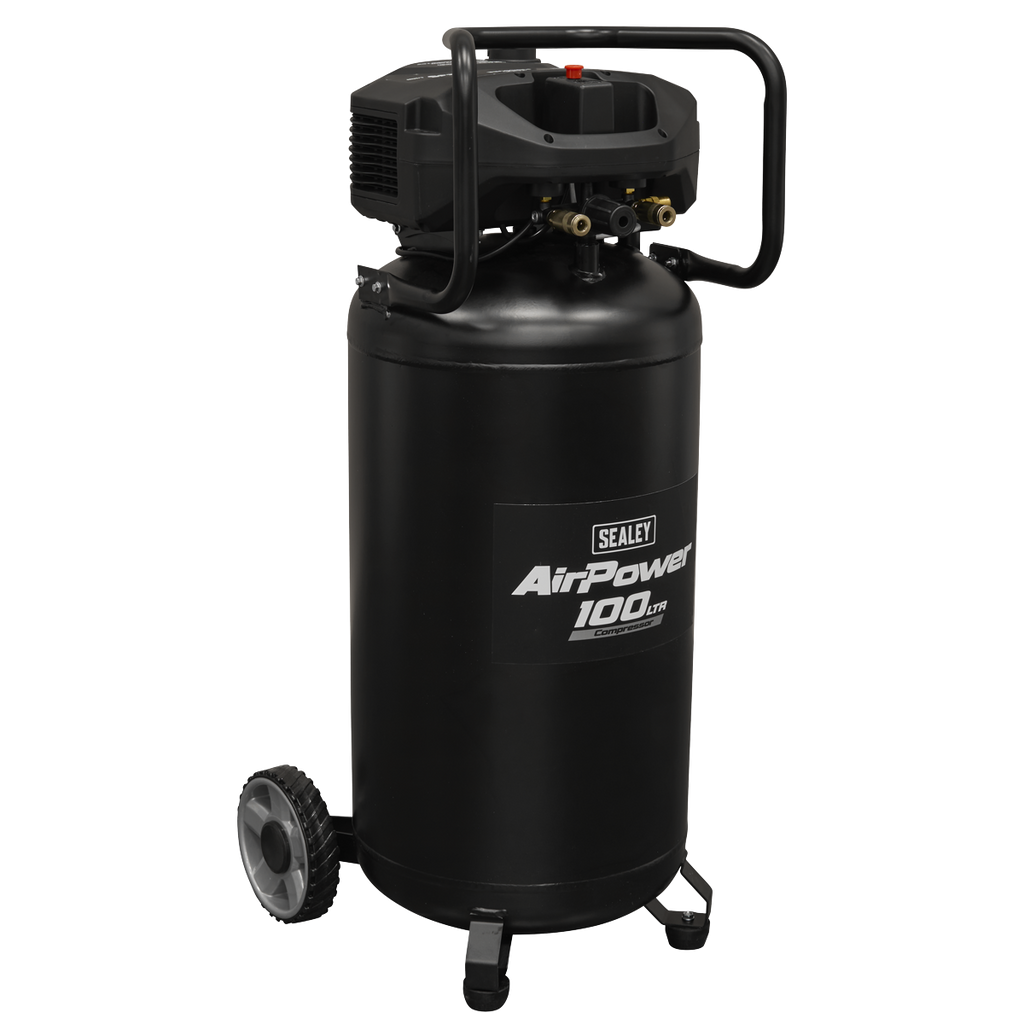 100L Oil Free Belt Drive Vertical Compressor 2.5hp