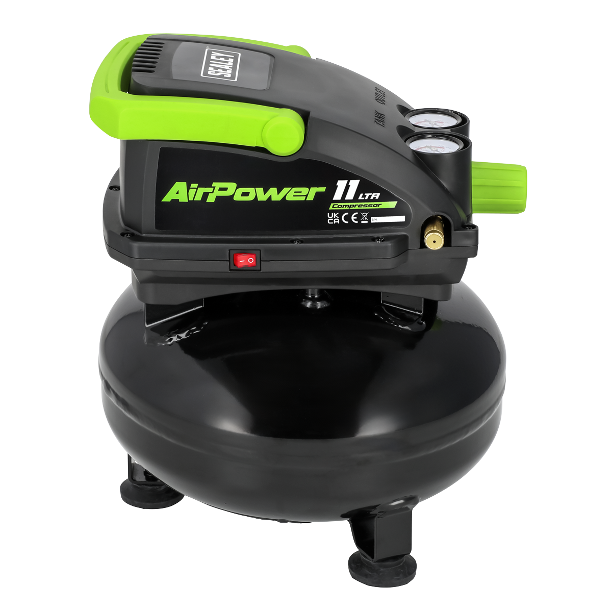 11L Direct Drive Oil Free Air Compressor, 0.5hp (SAC1100)