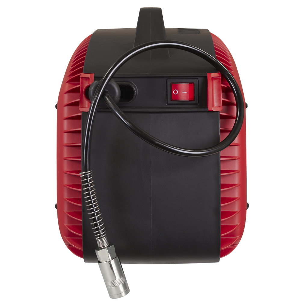Wall Mounting Oil Free Air Compressor with Retractable Reel, 1.5hp (SAC15WM) (Factory Refurbished C)