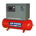 200L Low Noise Belt Drive Air Compressor with Cast Cylinders 3hp