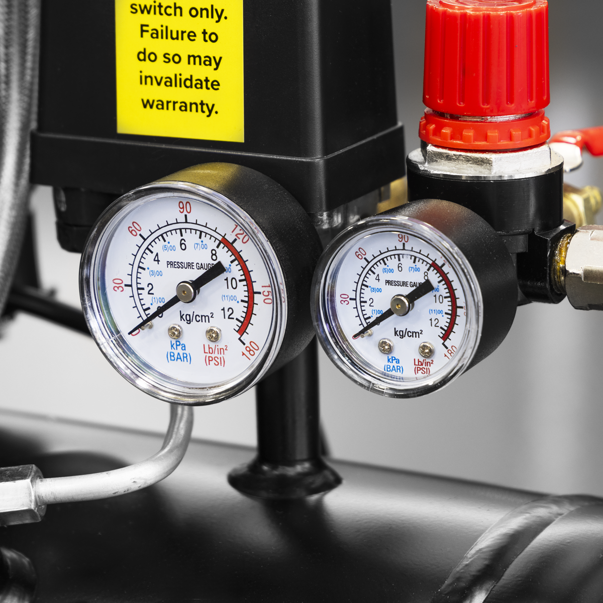 Sealey SAC2400S Oil Free Direct Drive Low Noise Air Compressor, 24 Litre Capacity, 1hp 0.75kW 230V