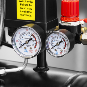 Sealey SAC2400S Oil Free Direct Drive Low Noise Air Compressor, 24 Litre Capacity, 1hp 0.75kW 230V