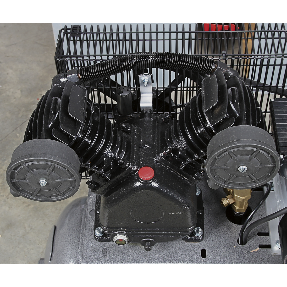 Premier 100L Belt Drive Air Compressor with Front Control Panel 3hp