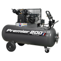 Premier 200L Belt Drive Air Compressor with Front Control Panel 3hp