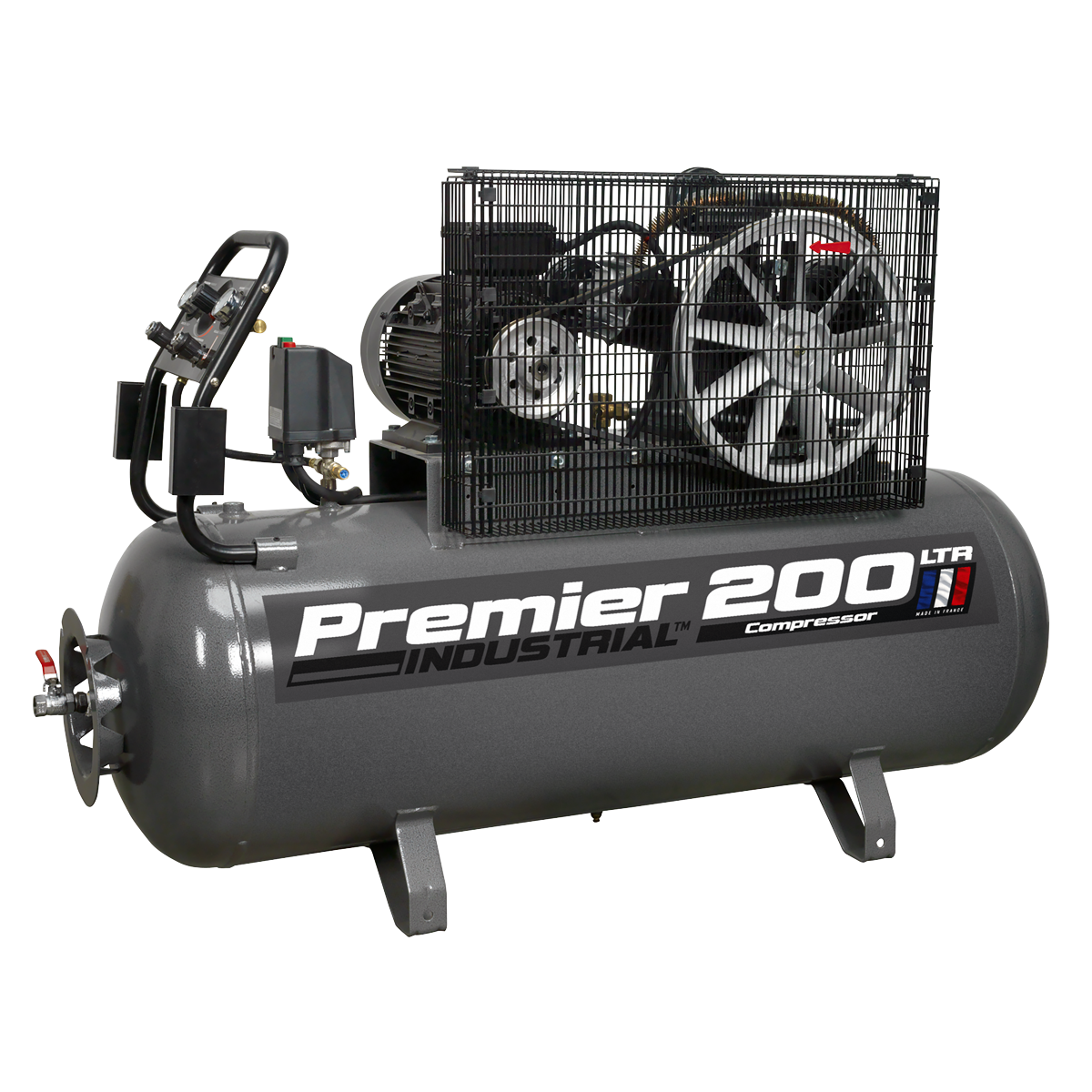 Premier 200L Belt Drive Air Compressor 5.5hp 3ph