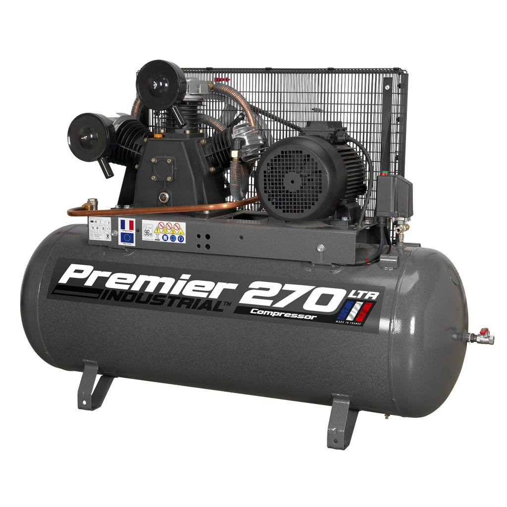 Premier 270L Belt Drive Air Compressor 7.5hp 3ph