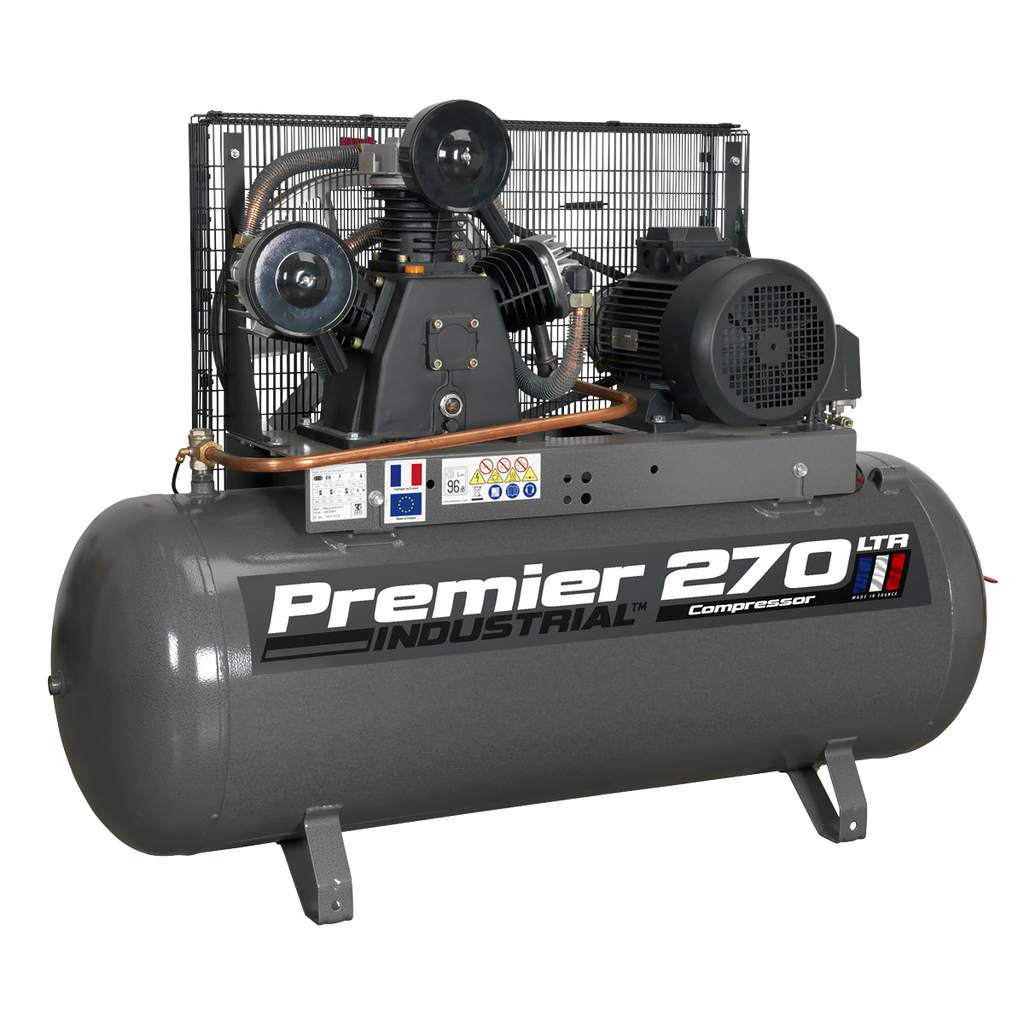 Premier 270L Belt Drive Air Compressor 7.5hp 3ph