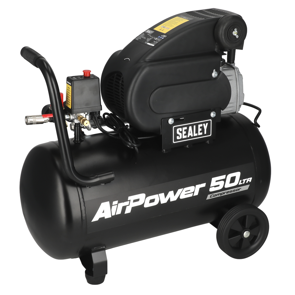 50L Direct Drive Air Compressor with Wheels, 2hp (SAC5020A)