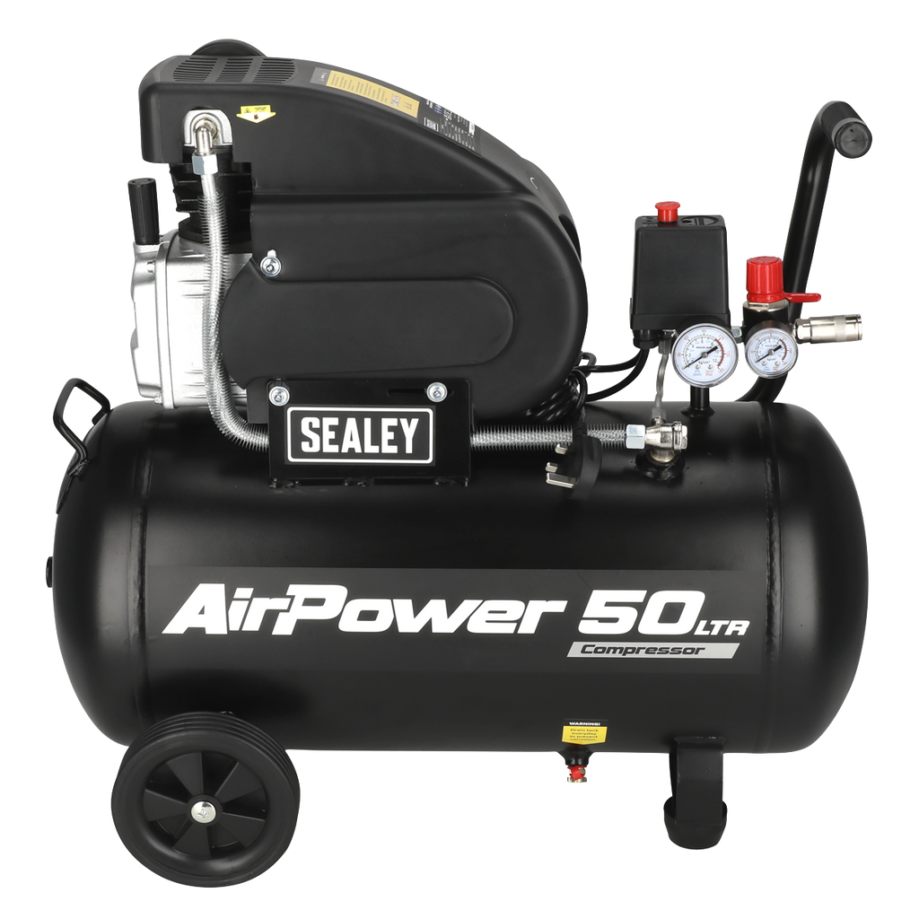 50L Direct Drive Air Compressor with Wheels, 2hp (SAC5020A)
