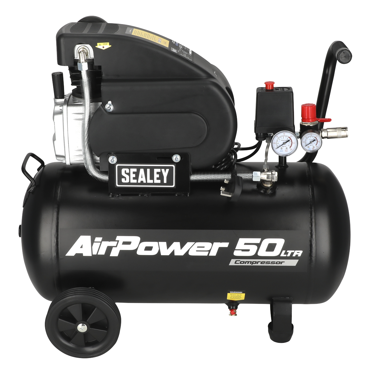 50L Direct Drive Air Compressor with Wheels, 2hp (SAC5020A)